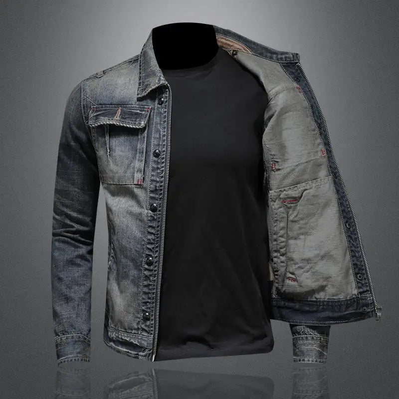 Hugo - Retro-Jacke aus Denim