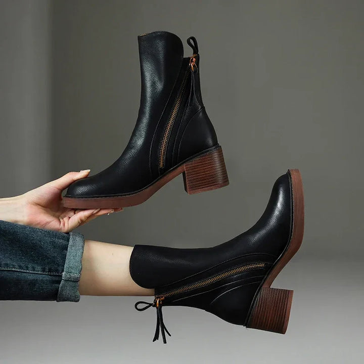 Gracia Leder-Stiefeletten