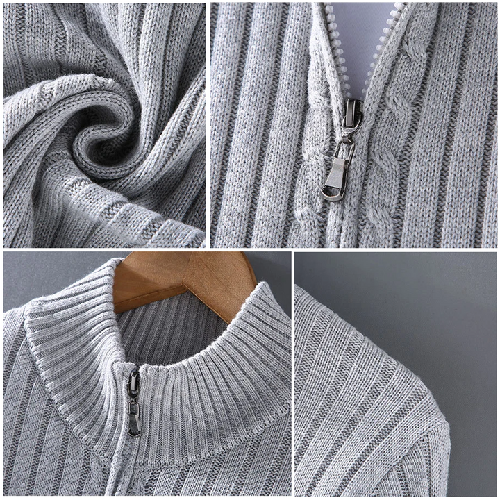 Massimo | Reißverschluss Cardigan