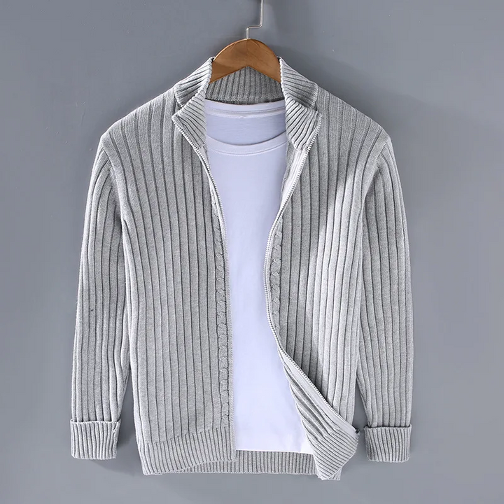 Massimo | Reißverschluss Cardigan