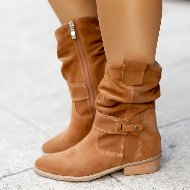 Isa - Casual stiefel mit weicher einlegesohle