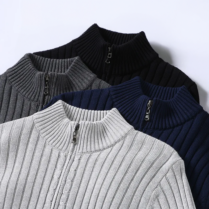 Massimo | Reißverschluss Cardigan